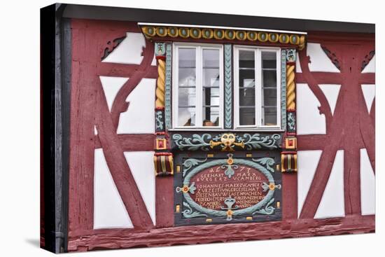 Germany, Hessen, Taunus, German Timber-Frame Road, Bad Camberg, Old Town, Timber-Framed Facade-Udo Siebig-Premier Image Canvas