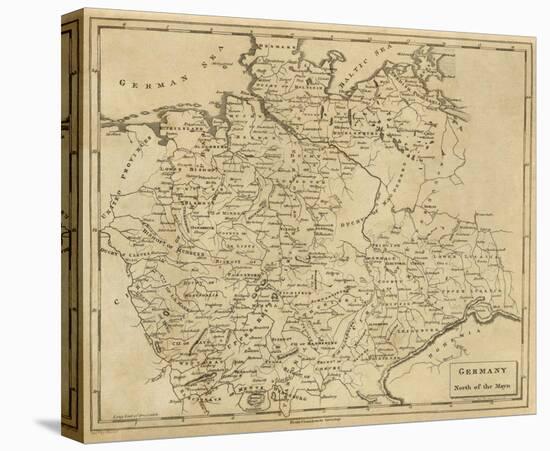 Germany North, c.1812-Aaron Arrowsmith-Stretched Canvas