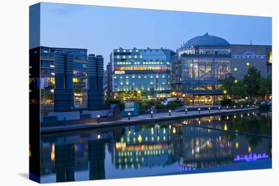 Germany, North Rhine-Westphalia, Cologne, Mediapark, Cinedom, Evening Light-Chris Seba-Premier Image Canvas