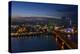 Germany, North Rhine-Westphalia, View of Cologne at Night-Andreas Keil-Premier Image Canvas