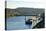 Germany, Rhineland-Palatinate, the Moselle, Grevenmacher, Sluice, Barges, Evening Light-Chris Seba-Premier Image Canvas