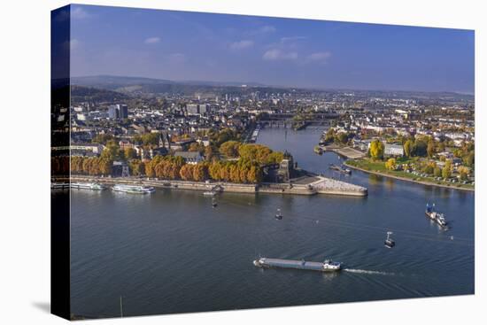 Germany, Rhineland-Palatinate, Upper Middle Rhine Valley, Koblenz, Cityscape-Udo Siebig-Premier Image Canvas