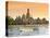 Germany, Saxony, Dresden, Elbe River and Old Town Skyline-Michele Falzone-Premier Image Canvas