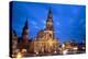 Germany, Saxony, Dresden. the Cathedral and the Opera House in the Old City Centre.-Ken Scicluna-Premier Image Canvas