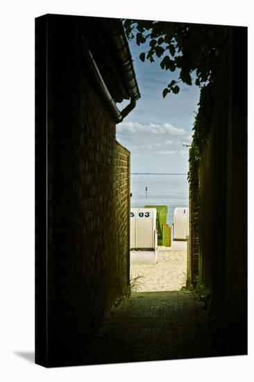 Germany, Schleswig-Holstein, Wyk, Sandy Beach, Bathing Beach-Ingo Boelter-Premier Image Canvas