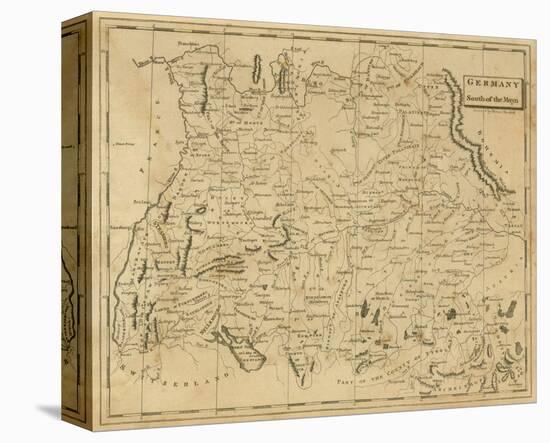 Germany South, c.1812-Aaron Arrowsmith-Stretched Canvas