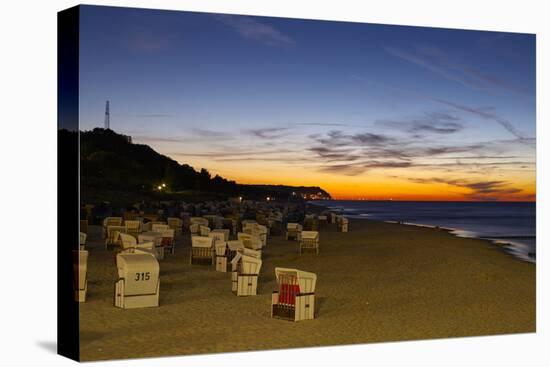 Germany, the Baltic Sea, Island Usedom, Heringsdorf, Beach, Evening Mood-Chris Seba-Premier Image Canvas