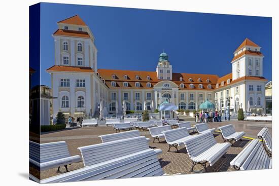 Germany, the Baltic Sea, Western Pomerania, Island R?gen, Seaside Resort Binz, Spa House-Chris Seba-Premier Image Canvas