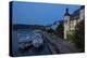 Germany, the Rhine, Koblenz, Ehrenbreitstein Fortress, Moselle Shore, Tourboats-Chris Seba-Premier Image Canvas