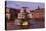 Germany, Wiesbaden, Health Resort House, Well, Dusk-Catharina Lux-Premier Image Canvas