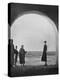 Gertrude Bell Looking Out into the Desert - Iraq-null-Premier Image Canvas