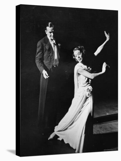 Gertrude Lawrence and Noel Coward in Play "Tonight at 8:30"-Peter Stackpole-Premier Image Canvas