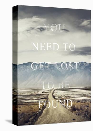 Get Lost-Design Fabrikken-Stretched Canvas