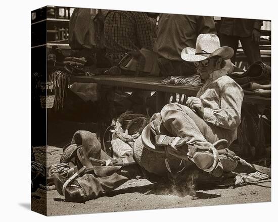 Gettin Ready to Rodeo-Barry Hart-Stretched Canvas