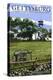Gettysburg, Pennsylvania - Battlefield Tower-Lantern Press-Stretched Canvas