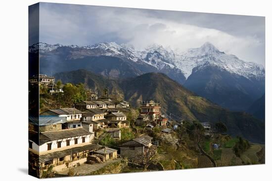 Ghandruk, 1990 Metres, Annapurna Himal, Nepal, Himalayas, Asia-Ben Pipe-Premier Image Canvas