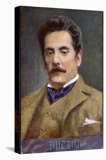 Giacomo Puccini Italian Opera Composer in Middle Age-null-Premier Image Canvas
