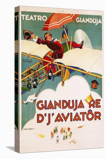 Gianduja Re D'J'Aviator Poster-Carlo Nicco-Premier Image Canvas