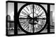 Giant Clock Window - City View with Brooklyn Bridge - New York City III-Philippe Hugonnard-Premier Image Canvas