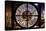 Giant Clock Window - Night View of Manhattan - Hell's Kitchen-Philippe Hugonnard-Premier Image Canvas