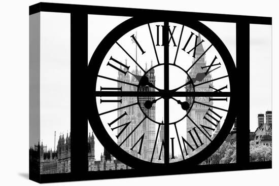 Giant Clock Window - View of Big Ben - London-Philippe Hugonnard-Premier Image Canvas