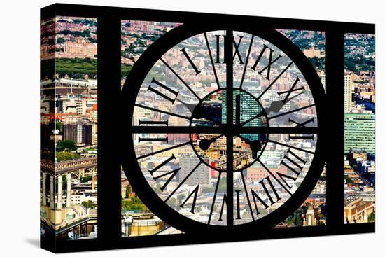 Giant Clock Window - View of Brooklyn-Philippe Hugonnard-Premier Image Canvas