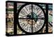 Giant Clock Window - View of Brooklyn-Philippe Hugonnard-Premier Image Canvas