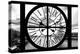 Giant Clock Window - View on Paris with the Eiffel Tower II-Philippe Hugonnard-Premier Image Canvas