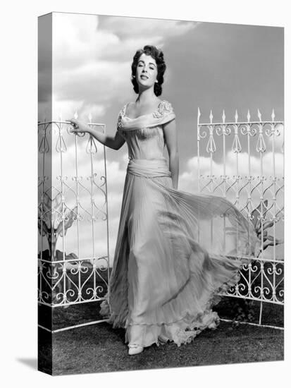 Giant, Elizabeth Taylor, in a Dress by Marjorie Best, 1956-null-Stretched Canvas