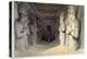 Giant Limestone Statues of Rameses Ii, Temple of Rameses, Abu Simbel, Egypt, 1836-David Roberts-Premier Image Canvas