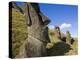 Giant Monolithic Stone Moai Statues at Rano Raraku, Rapa Nui, Chile-Gavin Hellier-Premier Image Canvas