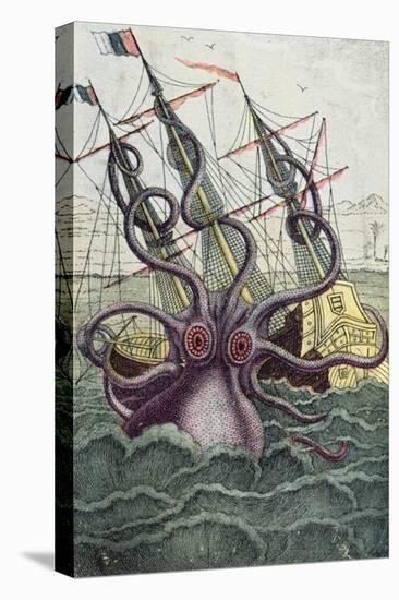 Giant Octopus, Illustration from 'L'Histoire Naturelle Generale Et Particuliere Des Mollusques'-French-Premier Image Canvas