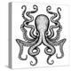 Giant Octopus - Sea Monster-IADA-Stretched Canvas