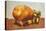 Giant Potato on Toy Tractor-null-Stretched Canvas