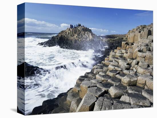 Giant's Causeway on the Causeway Coast,37,000 Hexagonal Basalt Columns, County Antrim-Gavin Hellier-Premier Image Canvas