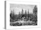 Giant Sequoia Forest, California, 19th Century-Paul Huet-Premier Image Canvas