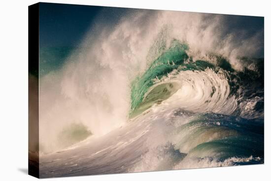 Giant surf at Waimea Bay Shorebreak, North Shore, Oahu, Hawaii-Mark A Johnson-Premier Image Canvas