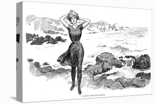 Gibson: Bather, 1902-Charles Dana Gibson-Premier Image Canvas