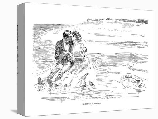 Gibson: Turning Tide, 1901-Charles Dana Gibson-Premier Image Canvas