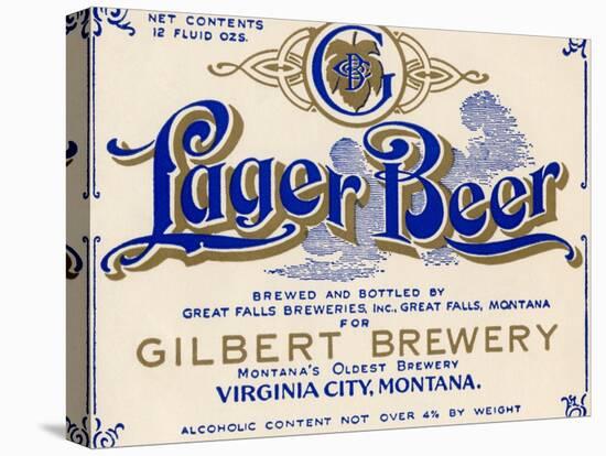 Gilbert Brewery Lager Beer-null-Stretched Canvas