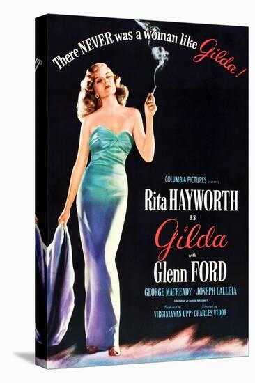 Gilda, Rita Hayworth, 1946-null-Stretched Canvas