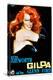 Gilda, Rita Hayworth, Italian Poster Art, 1946-null-Stretched Canvas