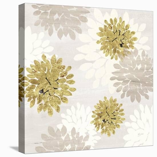 Gilded Aesthetic Flowers-Bella Dos Santos-Stretched Canvas