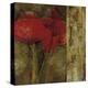 Gilded Floral - Bud-Georgie-Stretched Canvas