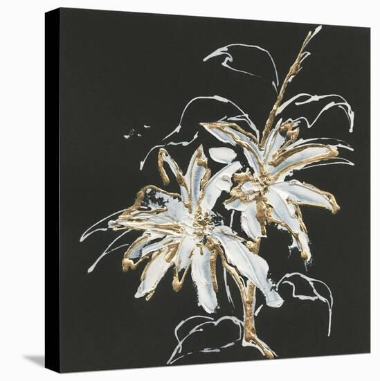 Gilded Poinsettias-Chris Paschke-Stretched Canvas