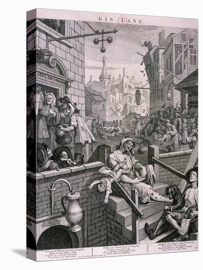Gin Lane, 1751-William Hogarth-Premier Image Canvas