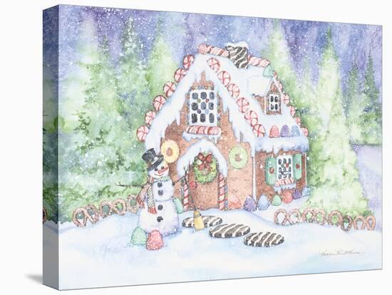 Gingerbread House Pastel-Kathleen Parr McKenna-Stretched Canvas