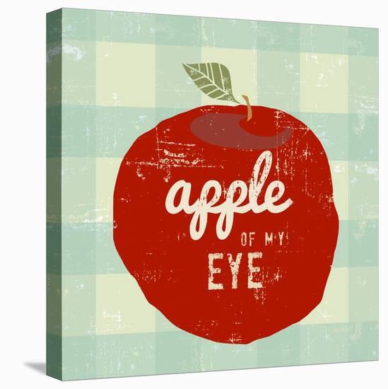 Gingham Apple-Lola Bryant-Stretched Canvas