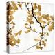 Ginko in Gold II-Kate Bennett-Stretched Canvas