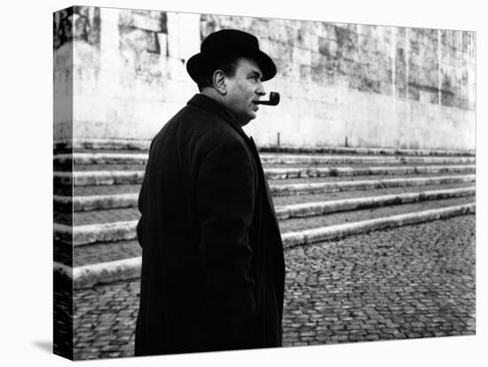 Gino Cervi as Police Chief Maigret-Marisa Rastellini-Premier Image Canvas